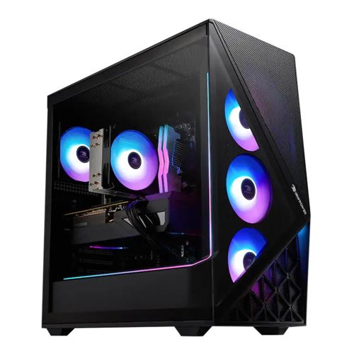 IBuyPower Slate 9 Gaming PC; Intel Core i5 14th Gen 14400F 1.8GHz Processor; NVIDIA GeForce RTX 5070 12GB GDDR7; 16GB DDR5-5200 RAM; 1TB Solid State Drive