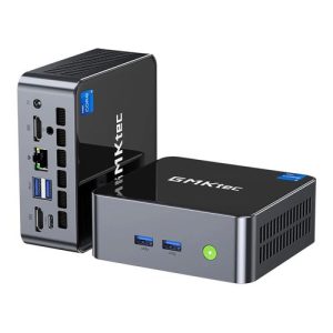 GMKtec NucBox M3 Pro Mini PC; Intel Core i5 13th Gen 13500H 1.9GHz Processor; 32GB DDR4-3200 RAM; 1TB Solid State Drive; Intel Iris Xe Graphics