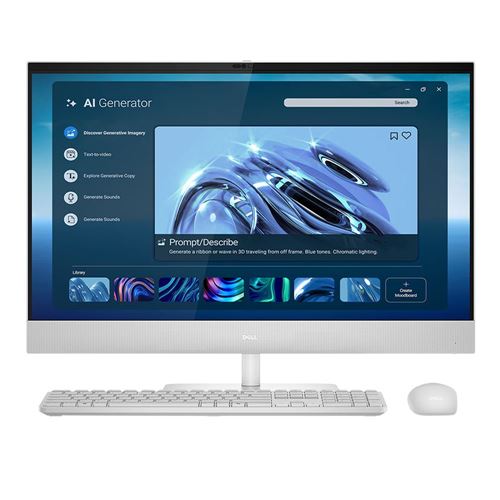 Dell 27 EC27260 27" All-in-One Desktop Computer; 27" Full HD WVA Touchscreen Display; Intel Core Ultra 7 355 1.7GHz Processor; 32GB DDR5-5600 RAM; 2TB Solid State Drive