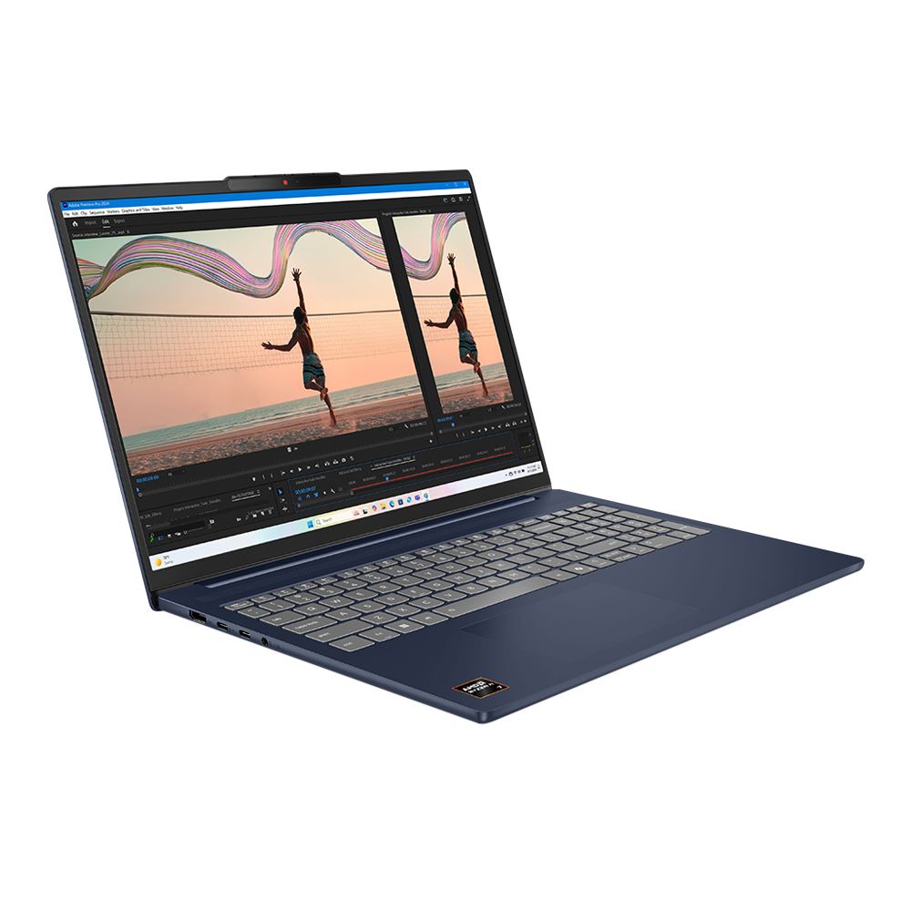 Lenovo IdeaPad Slim 5 Touch Screen 16AKP10 16" Laptop Computer - Cosmic Blue AMD Ryzen AI 5 340 2.0GHz Processor; 16GB DDR5-5600 RAM; 512GB Solid State Drive; AMD Radeon 840M Graphics - Image 4