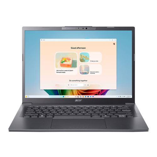 Acer Aspire 14 AI Copilot+ PC 14" Laptop Computer - Steel Gray; Intel Core Ultra 7 256V 2.2GHz Processor; 16GB LPDDRX Onboard RAM; 1TB Solid State Drive; Intel Arc 140V Graphics