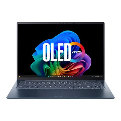 Acer Swift Edge 16 AI Copilot+ PC OLED 16" Laptop Computer - Blue; Intel Core Ultra 9 386H 1.6GHz Processor; 16GB LPDDR5X RAM; 512GB Solid State Drive; Intel Graphics