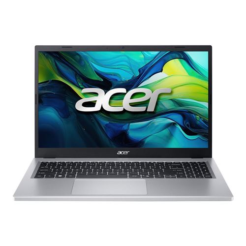 Acer Aspire Go 15 AG15-21PT-R8TF 15.6" Laptop Computer - Pure Silver;  AMD Ryzen 5 7520U 2.8GHz Processor;  16GB LPDDR5 Onboard RAM;  1TB Solid State Drive;  AMD Radeon 610M Graphics