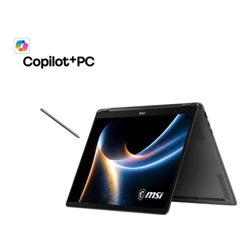 MSI Prestige 16 Flip AI+ C3MTG Copilot+ PC OLED 16" 2-in-1 Laptop Computer - Platinum Gray;  Intel Core Ultra X9 388H 1.6GHz Processor;  32GB LPDDR5x-8533 RAM;  1TB Solid State Drive;  Intel Arc B390 Graphics