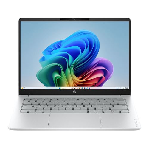 HP OmniBook 3 Next Gen AI 14-hv0005nr 14" Laptop Computer - Glacier Silver;  AMD Ryzen AI 5 430 2.0GHz Processor;  16GB DDR5-5600 RAM;  512GB Solid State Drive;  AMD Radeon 840M Graphics