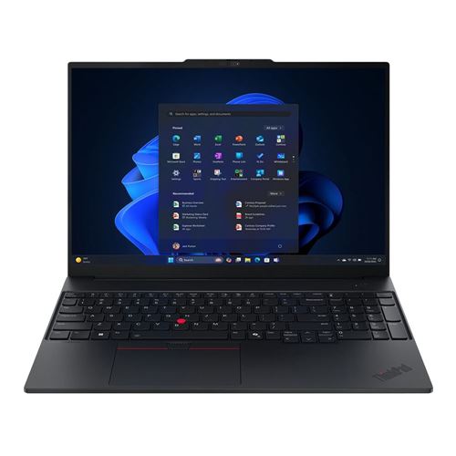 Lenovo ThinkPad E16 Gen 3 16" Laptop Computer - Black; Intel Core 5 210H 1.6GHz Processor; 16GB DDR5-5600 RAM; 512GB Solid State Drive; Intel Graphics
