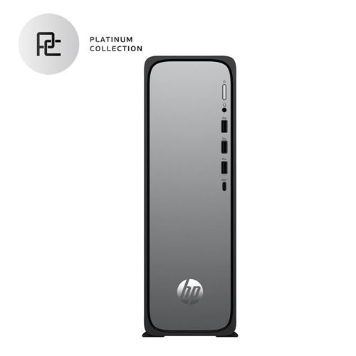 HP OmniDesk Slim S03-0031 Desktop Computer Platinum Collection;  Intel Core i5 14th Gen 14400 1.8GHz Processor;  16GB DDR5-4800 RAM;  1TB Solid State Drive;  Intel UHD Graphics 730