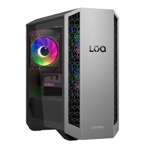 Lenovo LOQ Tower 26ADR10 Gaming PC;  AMD Ryzen 7 8745HX 3.6GHz Processor;  NVIDIA GeForce RTX 5060 8GB GDDR7;  16GB DDR5-5600 RAM;  1TB Solid State Drive