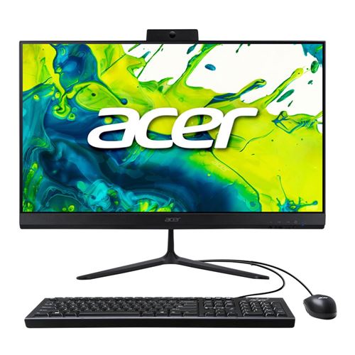 Acer Aspire C27-2G-UR18 27" All-in-One Desktop Computer;  27" Full HD Widescreen IPS LED-backlit Display;  AMD Ryzen 5 7430U 2.3GHz Processor;  16GB DDR4-3200 RAM;  512GB Solid State Drive