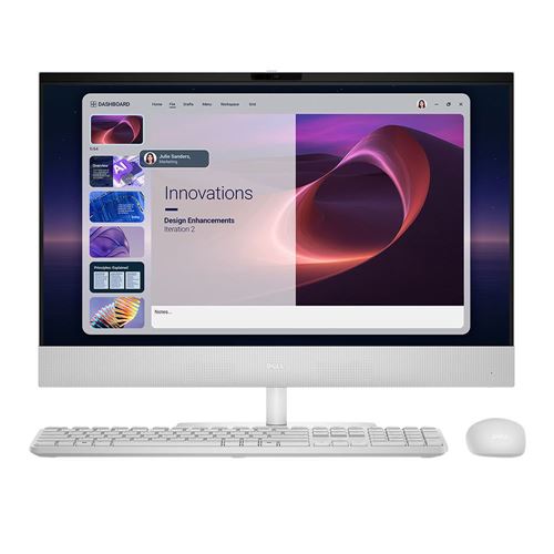 Dell 24 EC24260 23.8" All-in-One Desktop Computer;  23.8" FHD Touchscreen Anti-Glare Display;  Intel Core Ultra 5 322 1.9GHz Processor;  16GB DDR5-5600 RAM;  512GB Solid State Drive